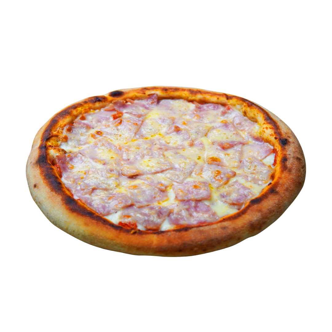 HAM AND CHEESE PIZZA