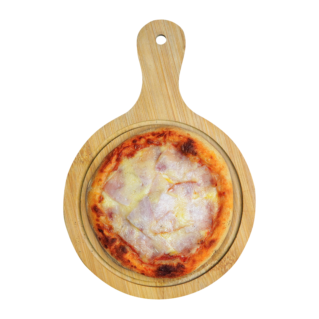 HAM AND CHEESE PIZZA
