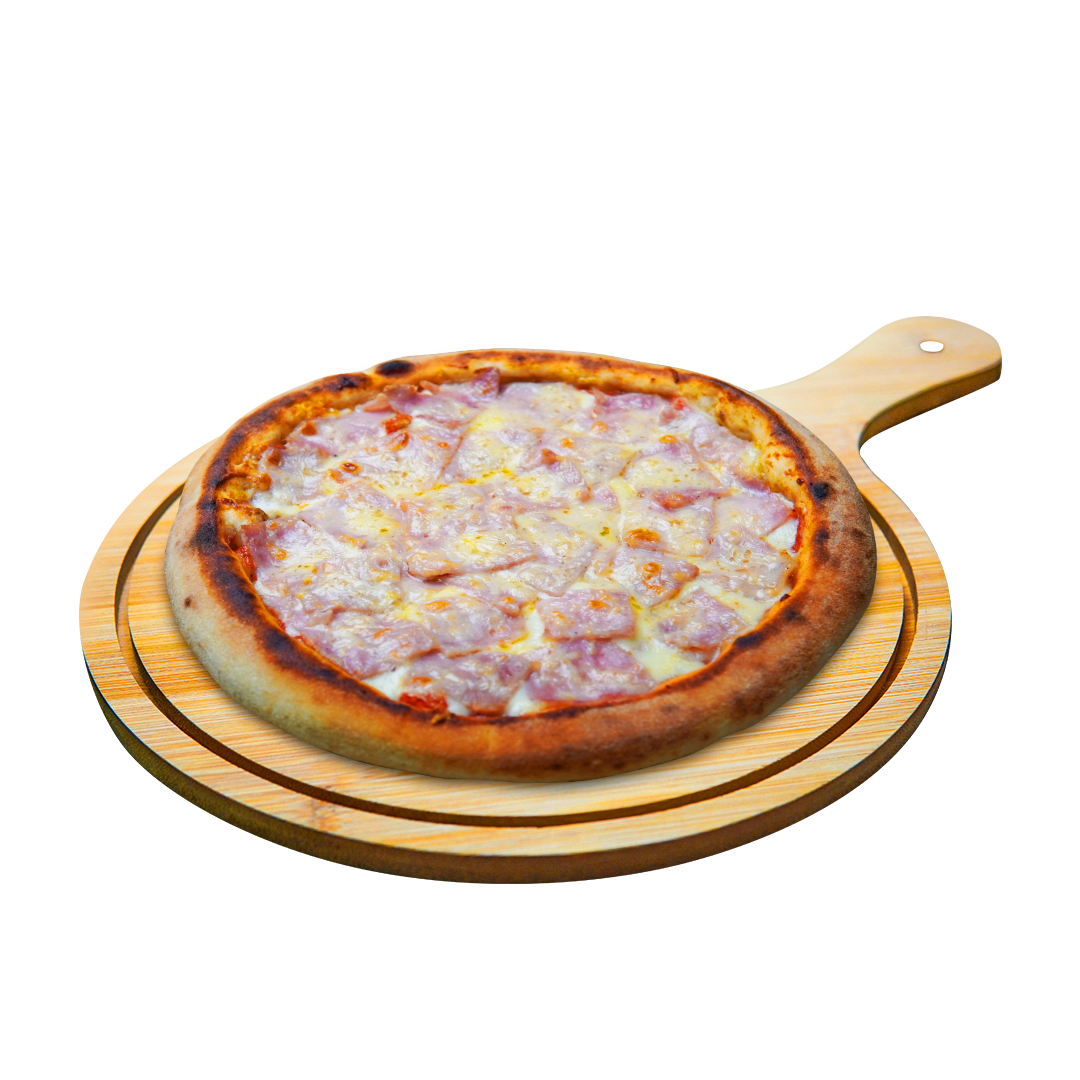 HAM AND CHEESE PIZZA